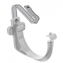 CROCHET BANDEAU PVC + ETRIER DE 33 GRIS MONTE